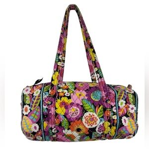 Vera Bradley Va Va Bloom Quilted Lightweight Duffel Bag Multicolor